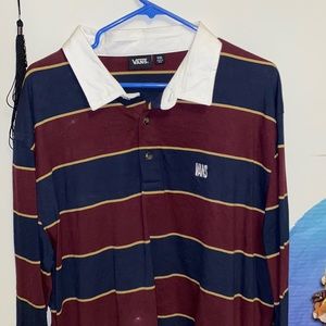 Vans Long Sleeve Polo Striped